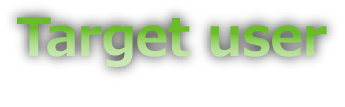 Target user